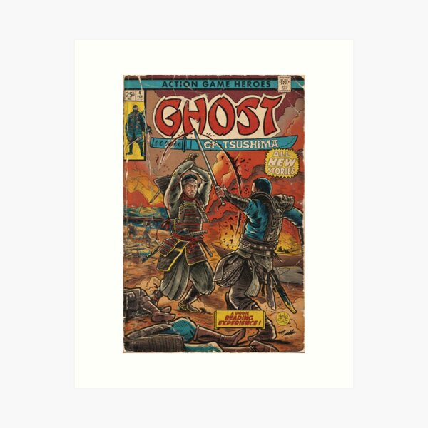 Item preview, "Samurai Ghost!" fan art comic cover designed and sold by MarkScicluna.