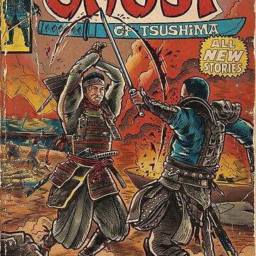Artwork thumbnail, "Samurai Ghost!" fan art comic cover by MarkScicluna