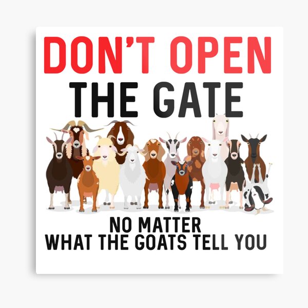 Item preview, Don't open the gate designed and sold by mclaurin612.