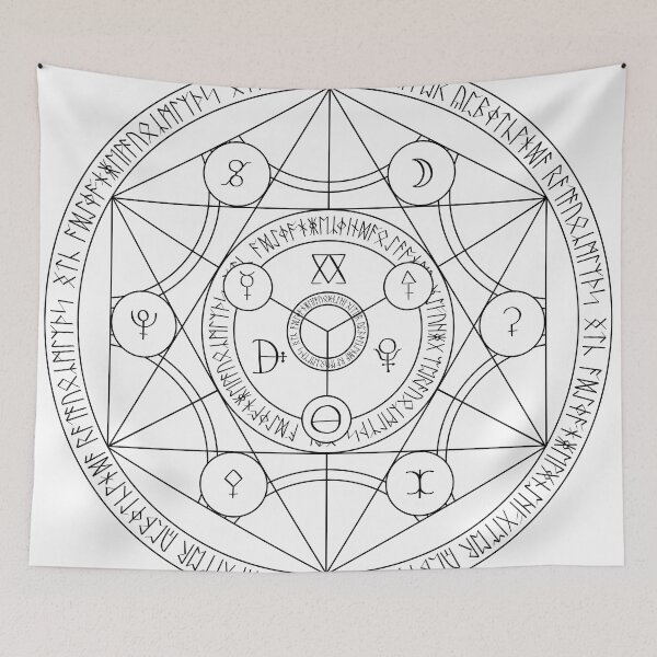 Item preview, Hexagram Alchemy Sigil designed and sold by Saanis.