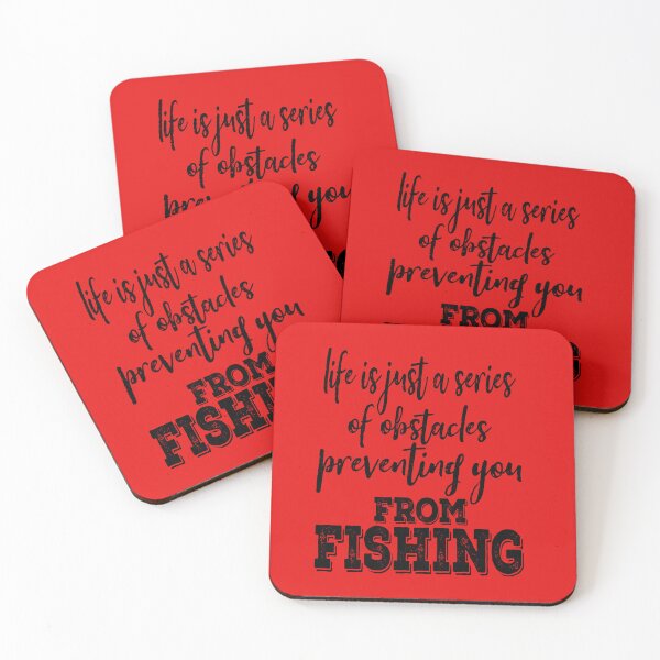 Item preview, Life is just a  series of obstacles-fishing. designed and sold by DesignedBySnip.
