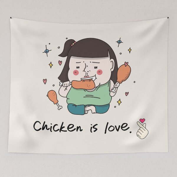 Item preview, Chicken is love. designed and sold by daddy-Lee.