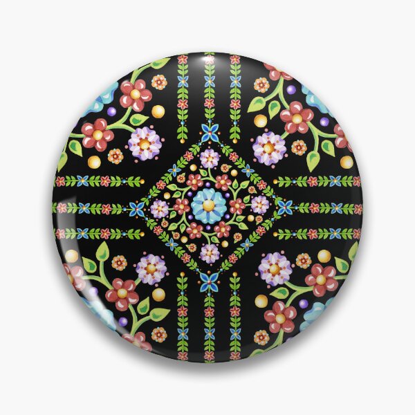 Item preview, Mosaico Folkloric Millefiori designed and sold by PatriciaSheaDesigns.