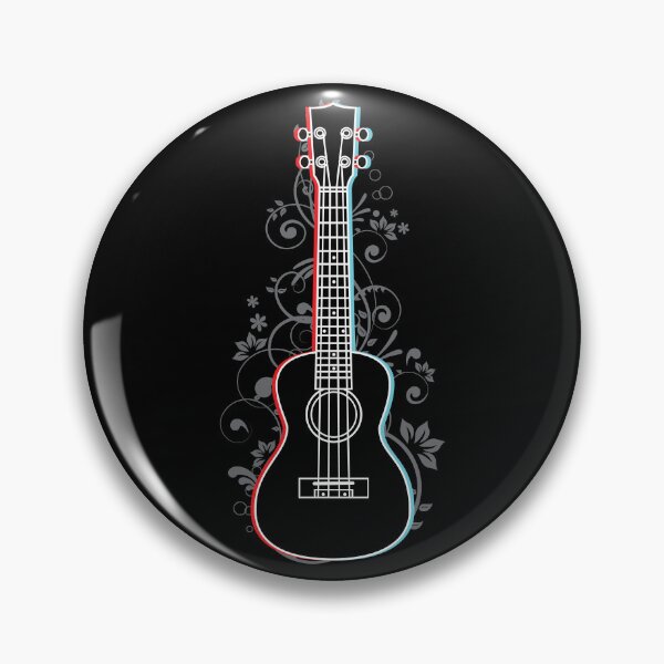 Item preview, Ukulele 3D Outline Flowering Vines designed and sold by nightsworthy.