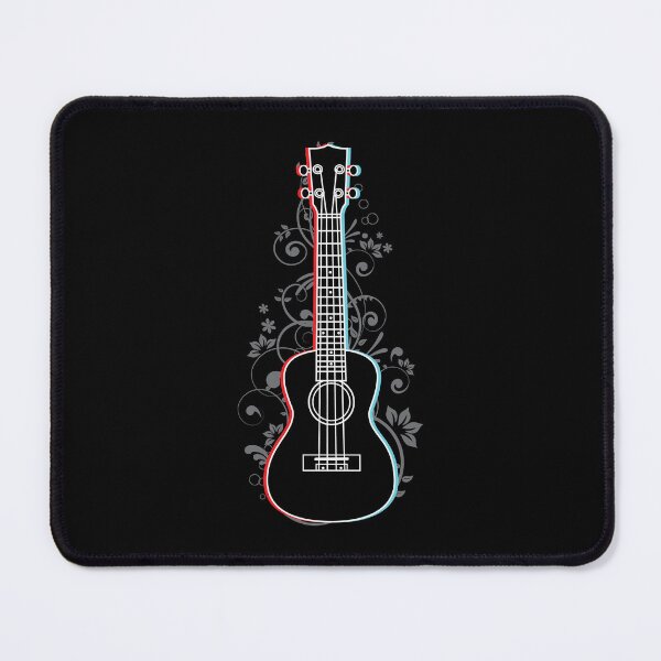 Item preview, Ukulele 3D Outline Flowering Vines designed and sold by nightsworthy.
