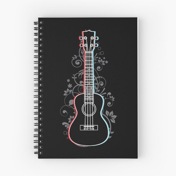 Item preview, Ukulele 3D Outline Flowering Vines designed and sold by nightsworthy.