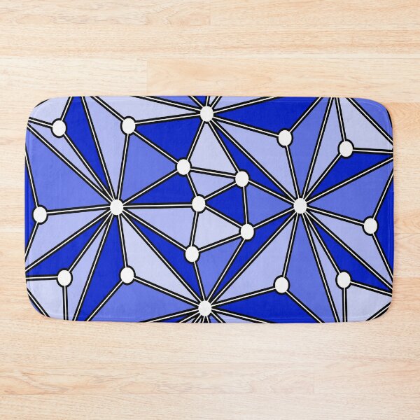 Item preview, Abstract geometric pattern - blue. designed and sold by K.S ART.