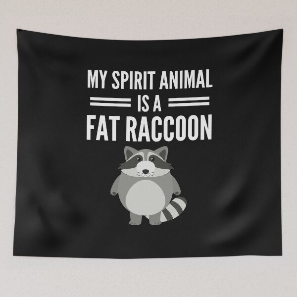 Item preview, My Spirit Animal Is A Fat Raccoon Design Funny Raccoon Lover Gift designed and sold by lou731.