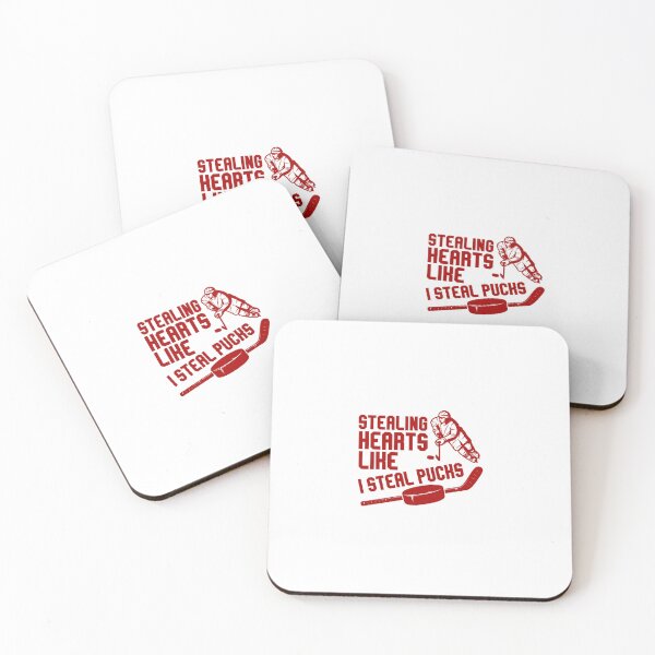 Item preview, Stealing Hearts Like I Steal Pucks - Ice Hockey Lovers designed and sold by SdForce.