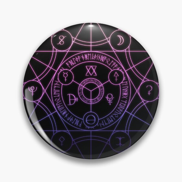 Item preview, Pink and Purple Hexagram Alchemy Sigil designed and sold by Saanis.