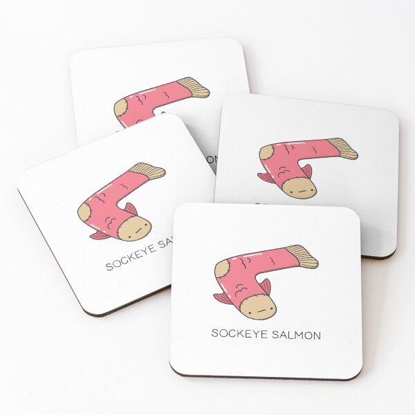 Item preview, Sockeye salmon - colorful designed and sold by cheezup.