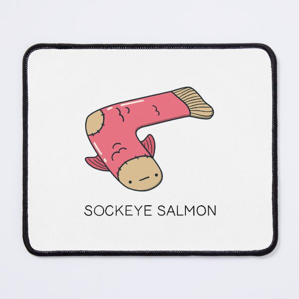 Item preview, Sockeye salmon - colorful designed and sold by cheezup.
