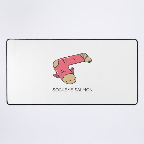 Item preview, Sockeye salmon - colorful designed and sold by cheezup.