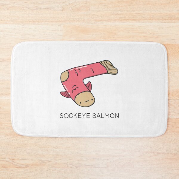 Item preview, Sockeye salmon - colorful designed and sold by cheezup.