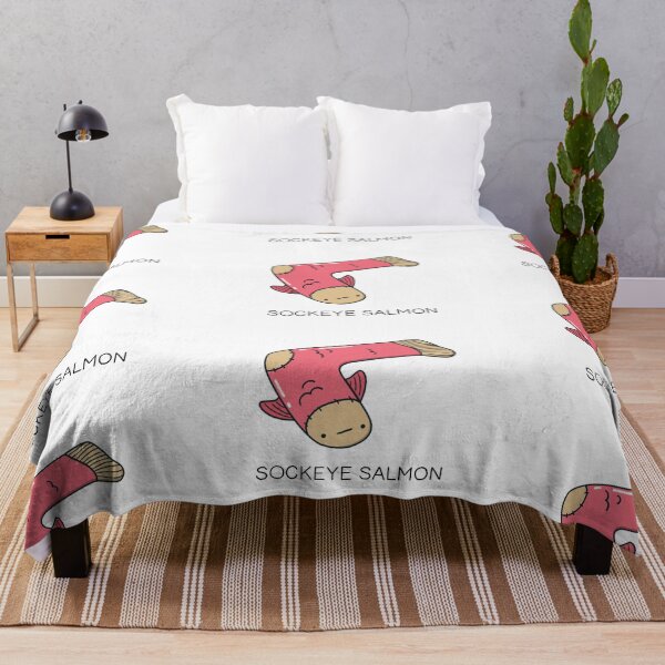 Item preview, Sockeye salmon - colorful designed and sold by cheezup.