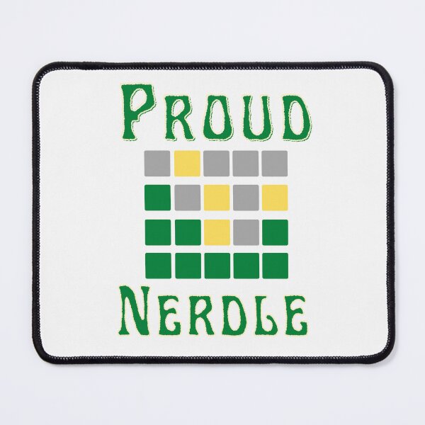 Item preview, Wordle-Proud Nerdle designed and sold by Spiritualish.