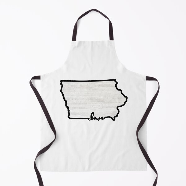 Item preview, Iowa White Wood Map designed and sold by Spoof-Tastic.