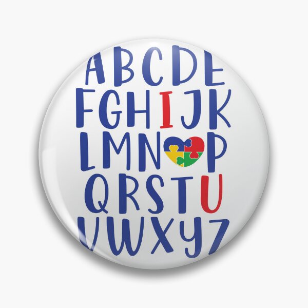 Item preview, ASD Alphabet I Love You - Autism Awareness Month designed and sold by tjred01.