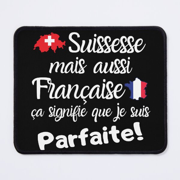 Item preview, I am Swiss and French, humor woman gift designed and sold by tets.