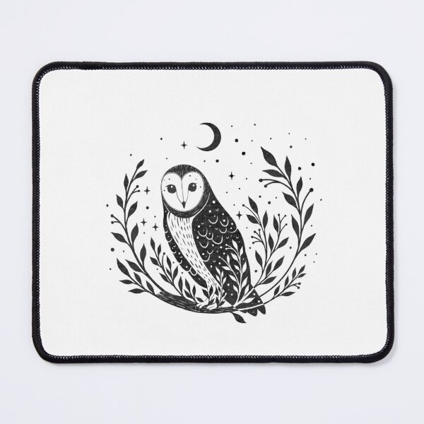 Item preview, Owl Moon- Black designed and sold by episodicDrawing.