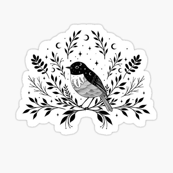 Robin Bird Stickers, 40 Pcs Redbreast Bird Waterproof Vinyl Decals For  Water Bottles Laptop Luggage Cup Mobile Phone Diary Journal Scrapbook  Notebook