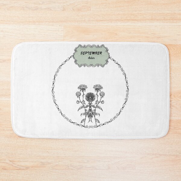 Item preview, September Aster flower designed and sold by Rawan Alghunmien.