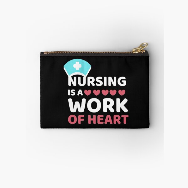 Item preview, Cute Love Quote: Nursing Is A Work Of Heart designed and sold by AmeliaStore1.