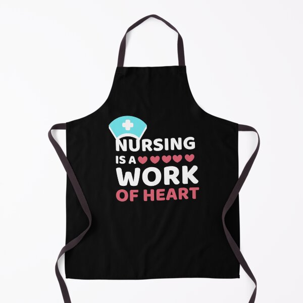 Item preview, Cute Love Quote: Nursing Is A Work Of Heart designed and sold by AmeliaStore1.