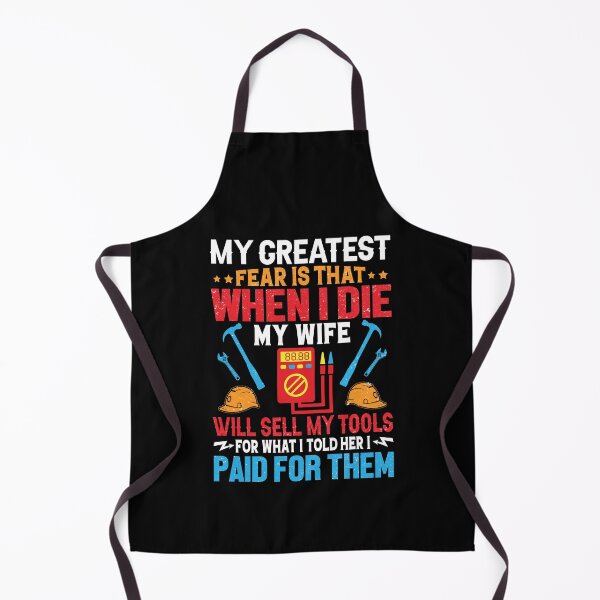 Item preview, My greatest fear is theat when I die my wife Electricians | Funny Lineman Quotes | Electrical Lineman Gifts designed and sold by simplife-art.