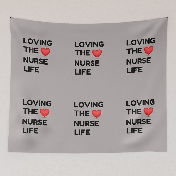 Item preview, Loving the nurse life-Nursing T shirt designed and sold by medoutfits.