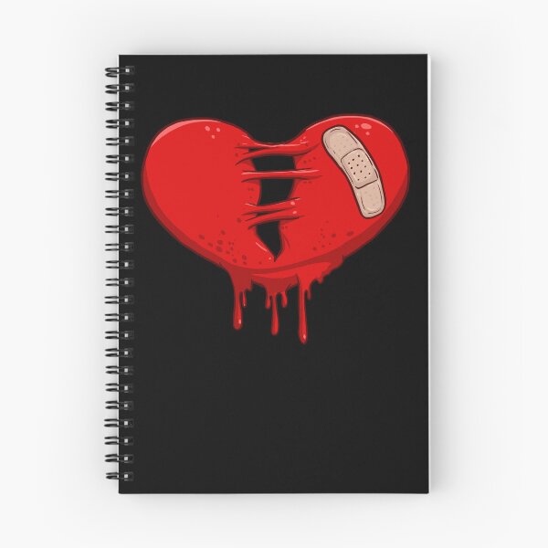 Item preview, Bandaged Broken Heart Divorce Breakup Heartbroken Gear designed and sold by DynamicDesign.