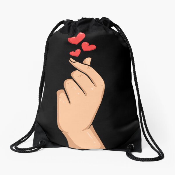 Item preview, K-Pop KDrama Finger Heart Korean K Pop Finger Heart Gear designed and sold by DynamicDesign.