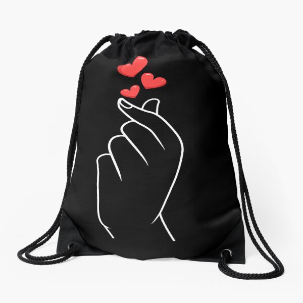 Item preview, K-Pop KDrama Finger Heart Korean K Pop Finger Heart Gear designed and sold by DynamicDesign.