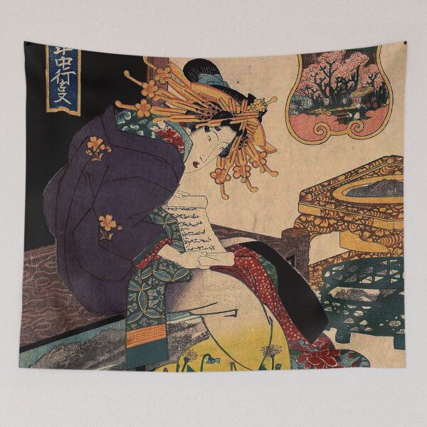 Item preview, Keisai Eisen Third Month Cherry Blossoms Nak No Cho designed and sold by Geraldo Garcia.