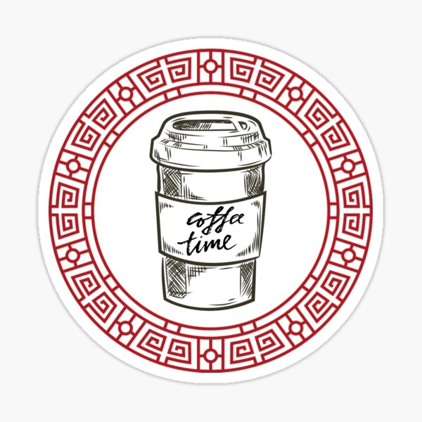 Coffee Time Sticker