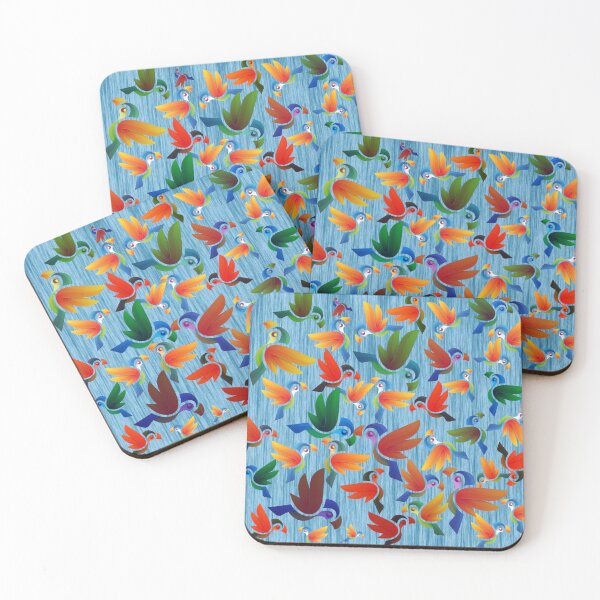 Item preview, Groovy retro of various colors of birds. designed and sold by DaliaSabryTee.