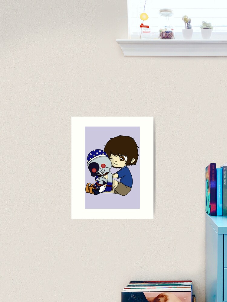 FNAF security breach (gregory and moondrop plush) - Chibi - Posters and Art  Prints