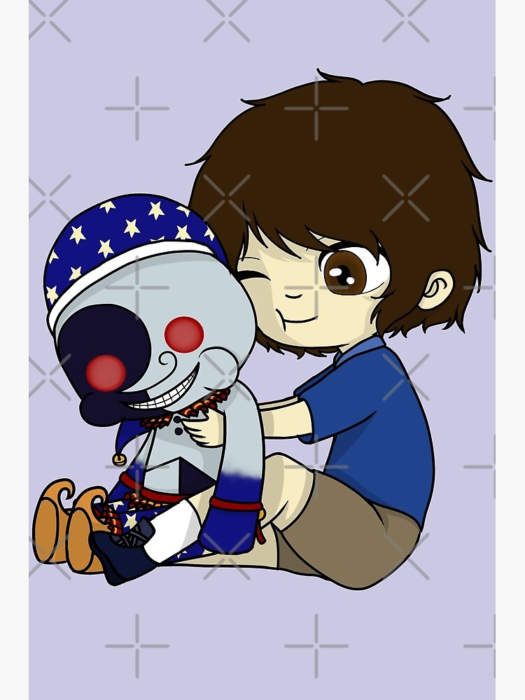 FNAF security breach (gregory and moondrop plush) - Chibi - Posters and Art  Prints