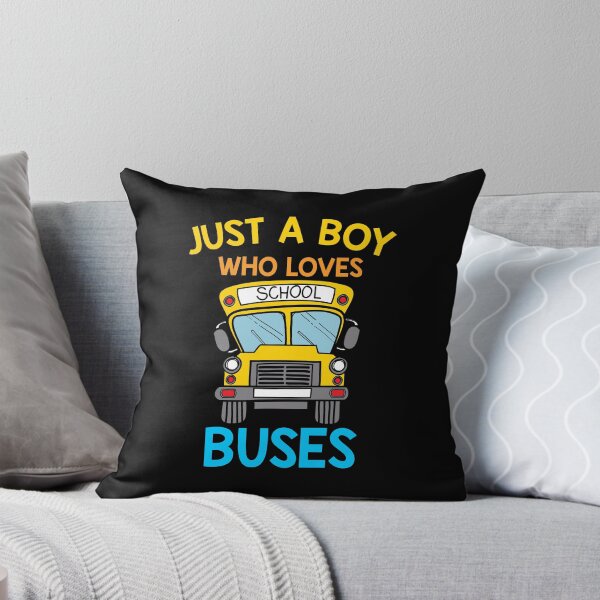 Item preview, Just A Boy Who Loves School Buses designed and sold by Urlan.