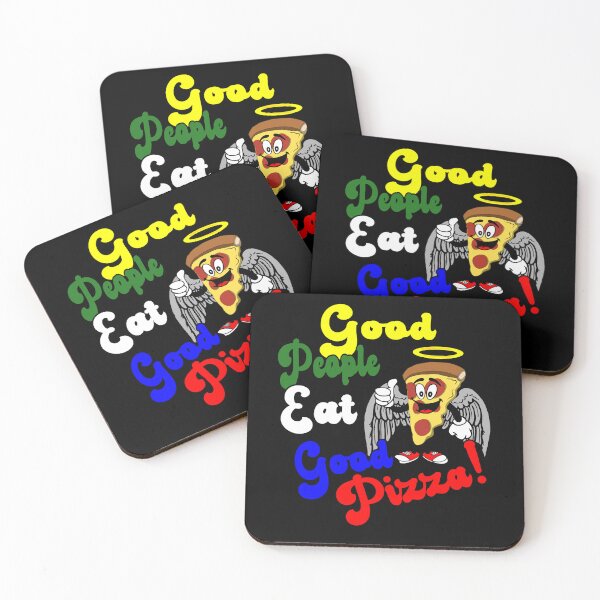 Item preview, Good People Eat Good Pizza! designed and sold by printhappy4you.
