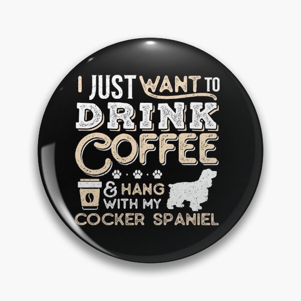 Item preview, Cocker Spaniel Dog Dad Mom And Drink Coffee designed and sold by rafaeltto.