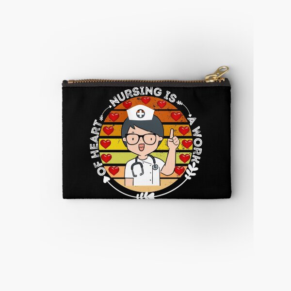 Item preview, Nursing Is A Work Of Heart- Cute Nurse With Love Quote designed and sold by AmeliaStore1.