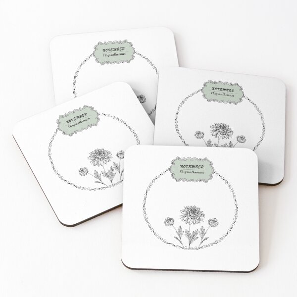 Item preview, November chrysanthemum flower designed and sold by Rawan Alghunmien.