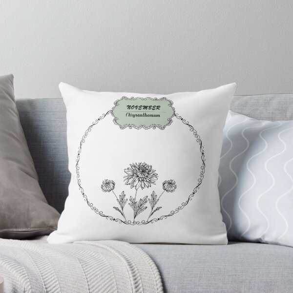 Item preview, November chrysanthemum flower designed and sold by Rawan Alghunmien.