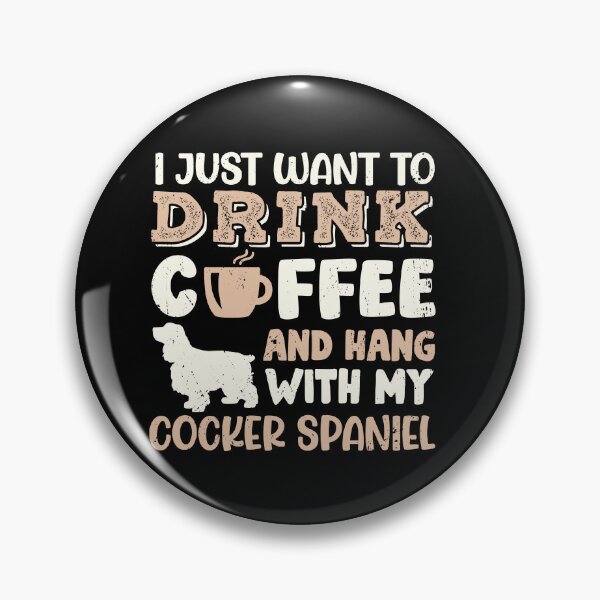Item preview, Cocker Spaniel Dog Dad Mom And Drink Coffee designed and sold by rafaeltto.