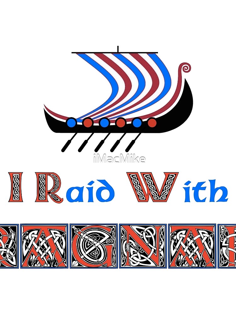Thumbnail 3 of 3, Scarf, Raid with Ragnar designed and sold by iMacMike.