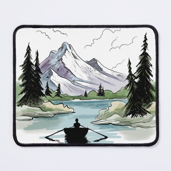 Item preview, Relax Time - Alone In A Boat designed and sold by Ketrinartistka.