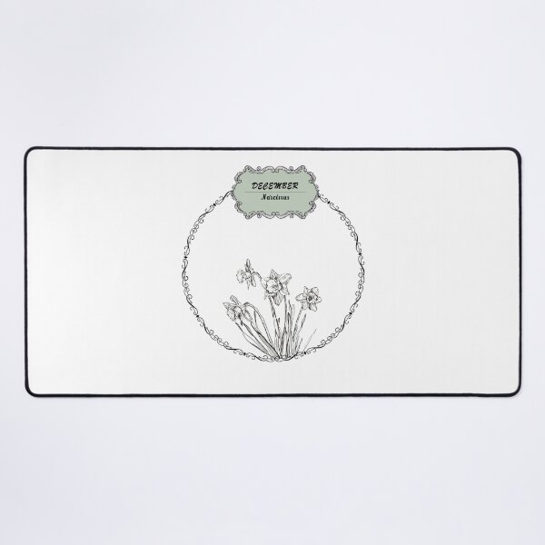 Item preview, December narcissus flower designed and sold by Rawan Alghunmien.