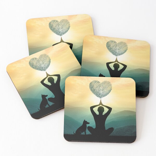 Item preview, All I need is love and yoga and a dog designed and sold by meh4u2.