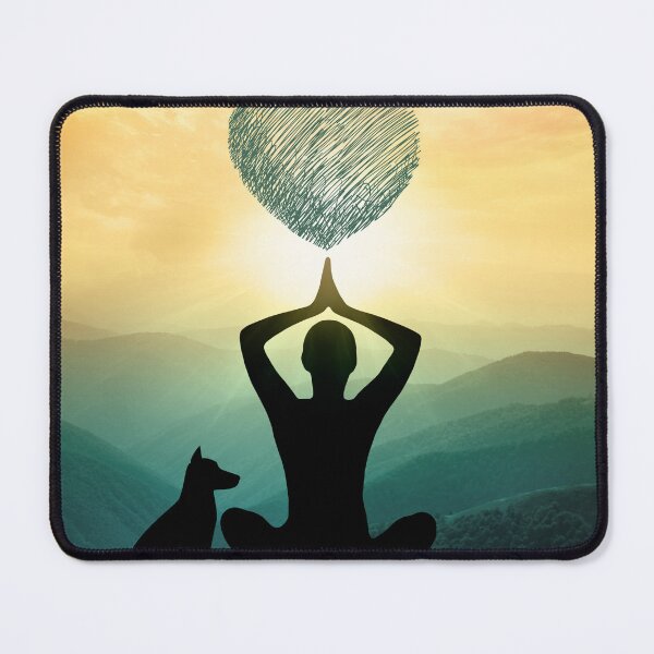 Item preview, All I need is love and yoga and a dog designed and sold by meh4u2.
